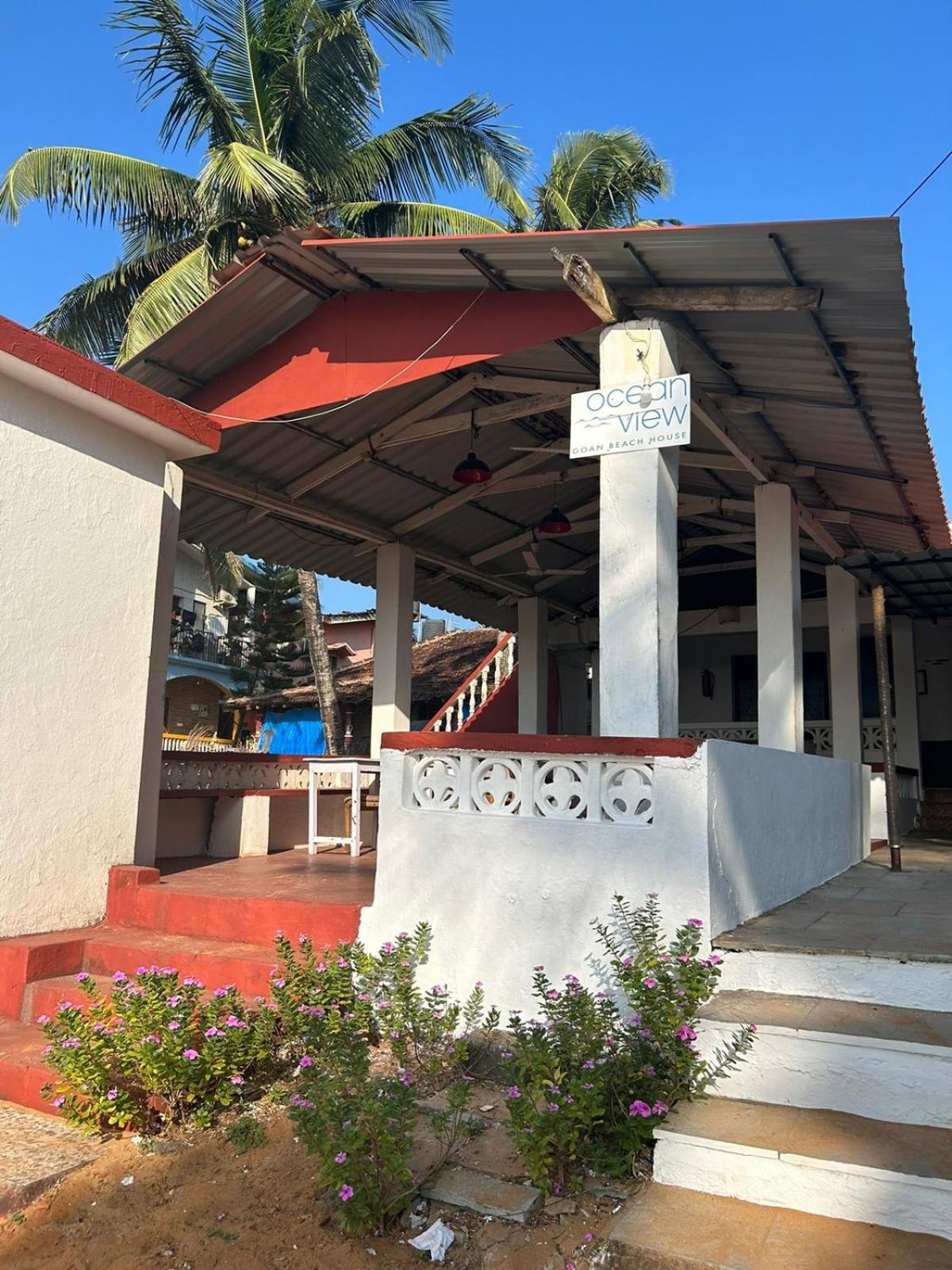 Ocean View Goan Beach House Calangute Bagian luar foto